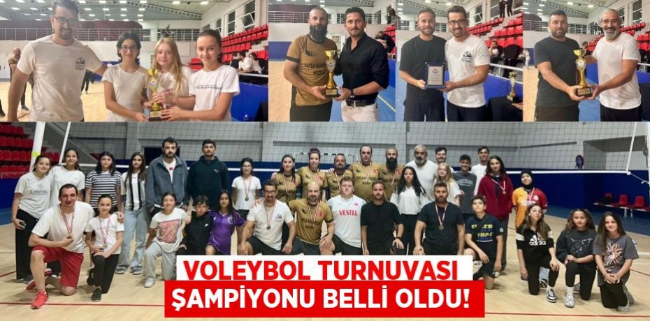 Voleybol Turnuvası Şampiyonu Belli Oldu! Voleybol Turnuvası Şampiyonu Belli Oldu!